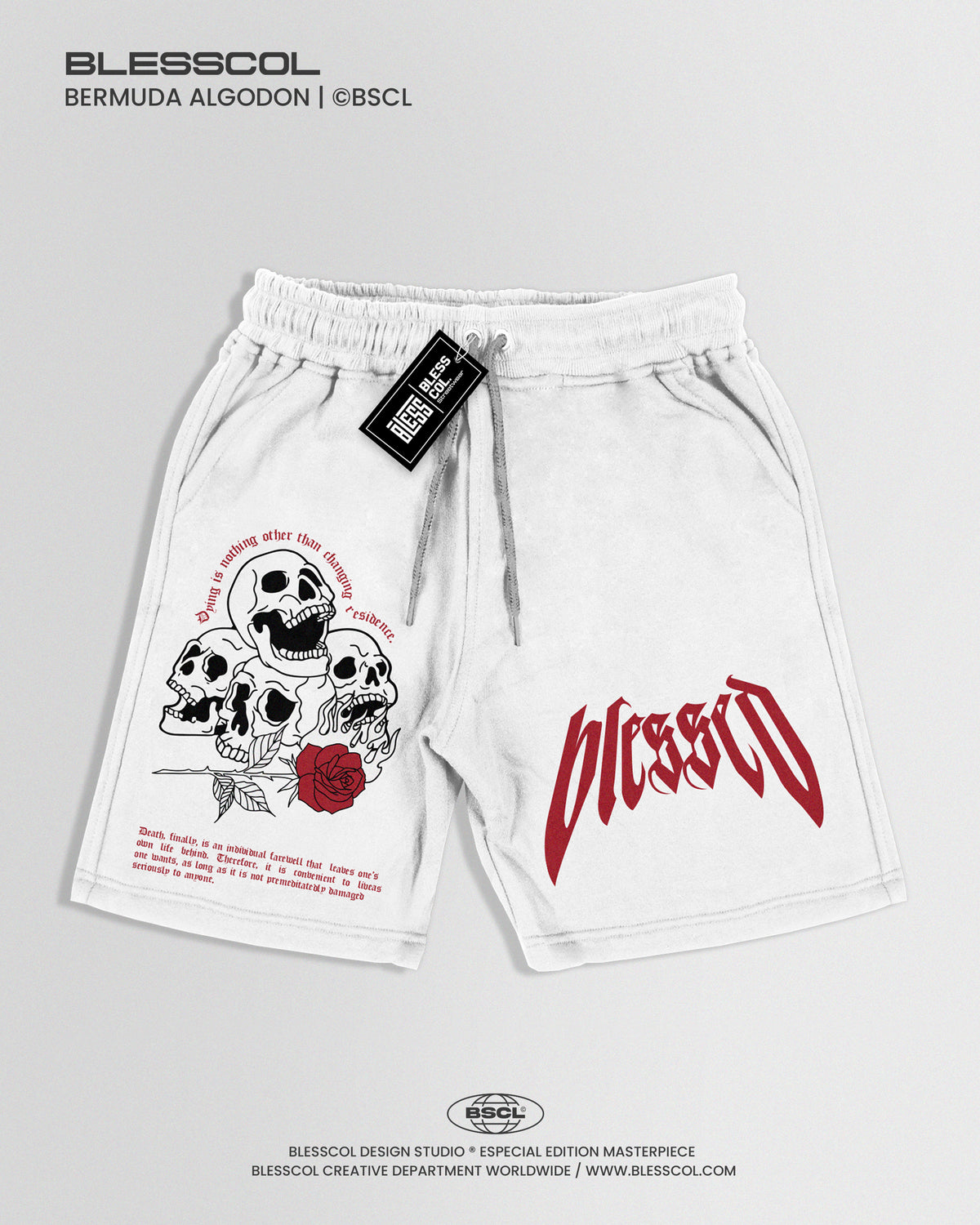 BERMUDA BLESSED SKULL ROSE