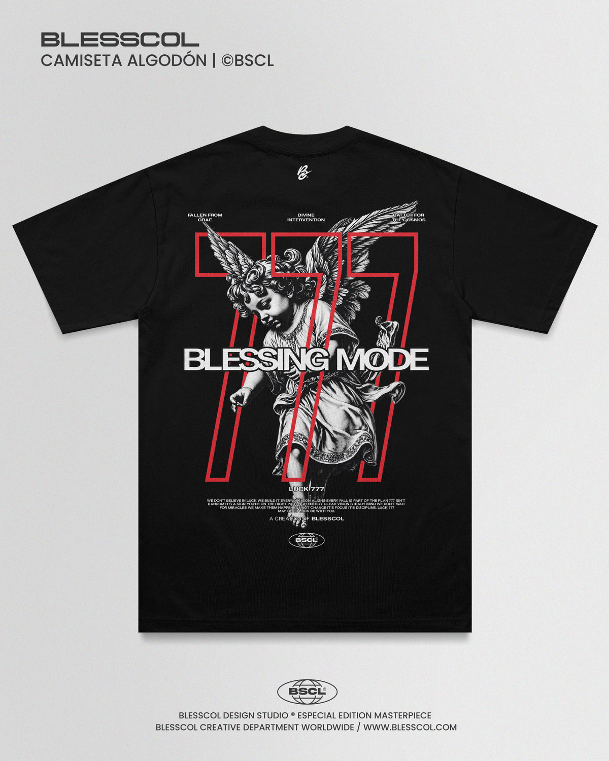 CAMISETA BLESSING MODE LUCK 777