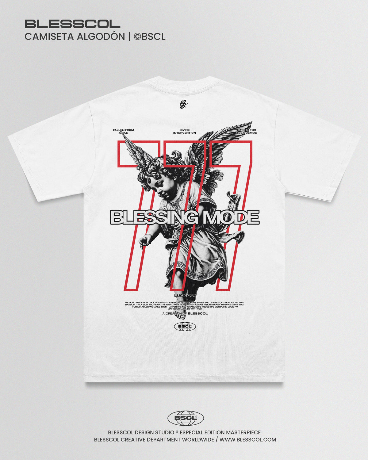 CAMISETA BLESSING MODE LUCK 777