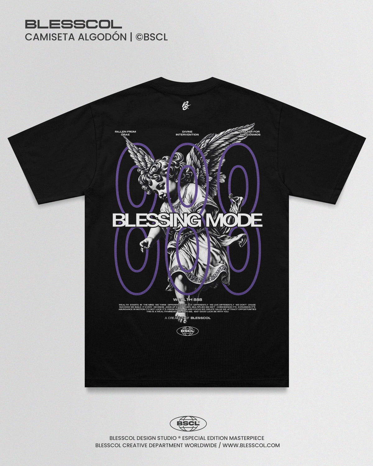 CAMISETA BLESSING MODE WEALTH 888