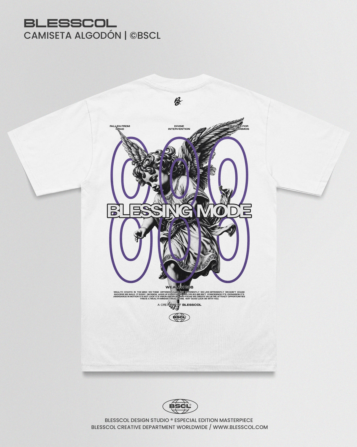 CAMISETA BLESSING MODE WEALTH 888