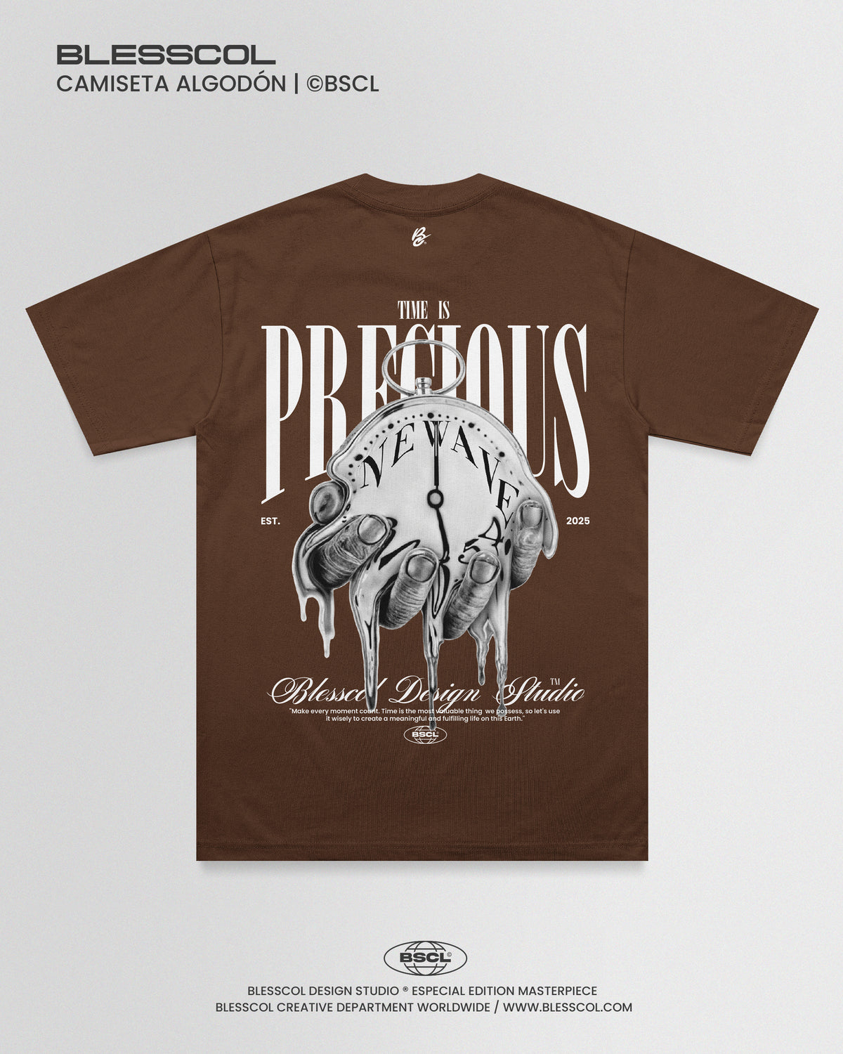 CAMISETA BLESSCOL TIME IS PRECIOUS