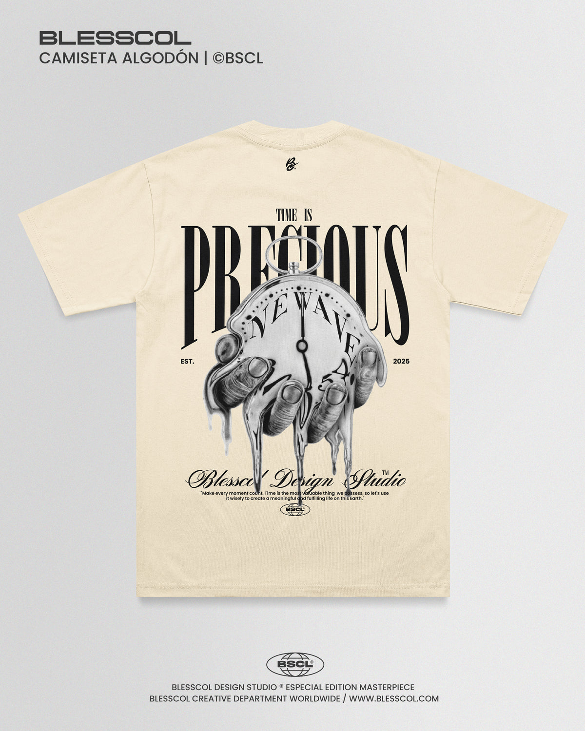 CAMISETA BLESSCOL TIME IS PRECIOUS