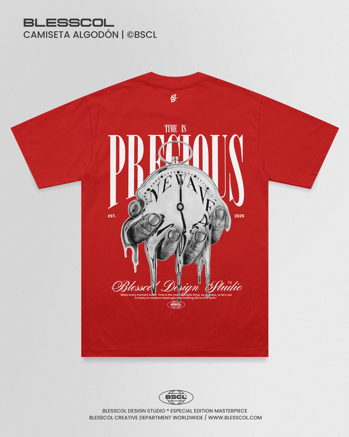 CAMISETA BLESSCOL TIME IS PRECIOUS