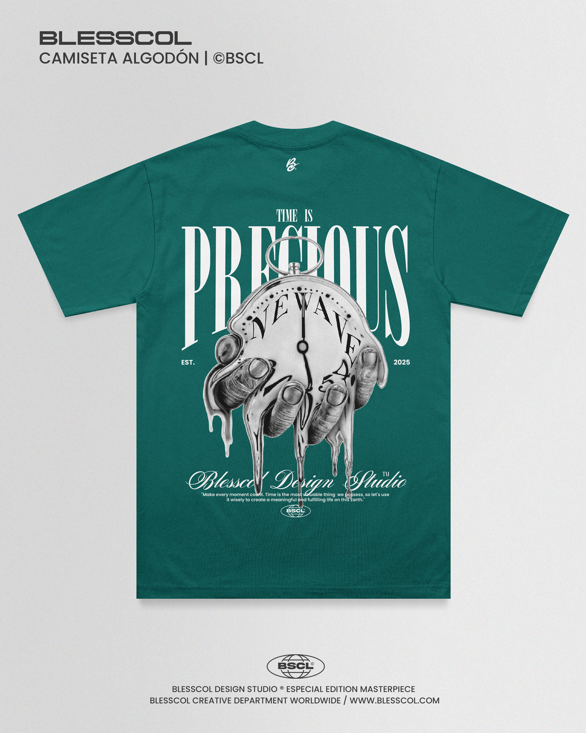 CAMISETA BLESSCOL TIME IS PRECIOUS