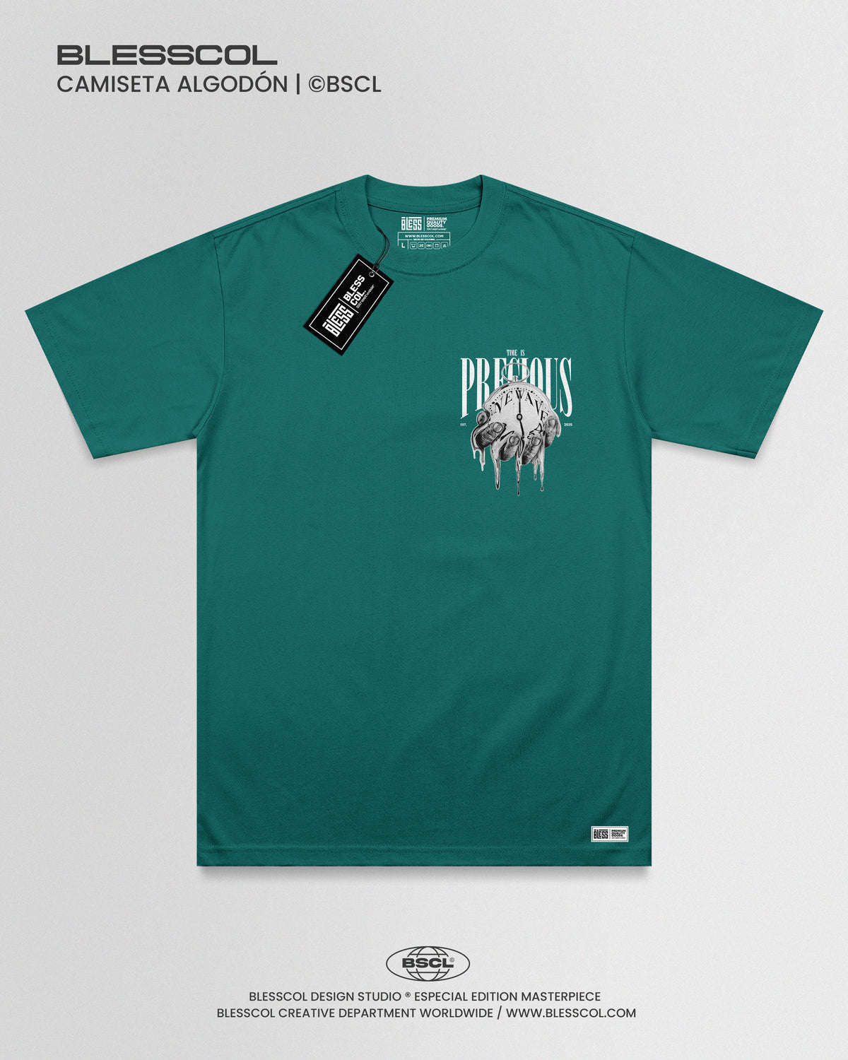 CAMISETA BLESSCOL TIME IS PRECIOUS