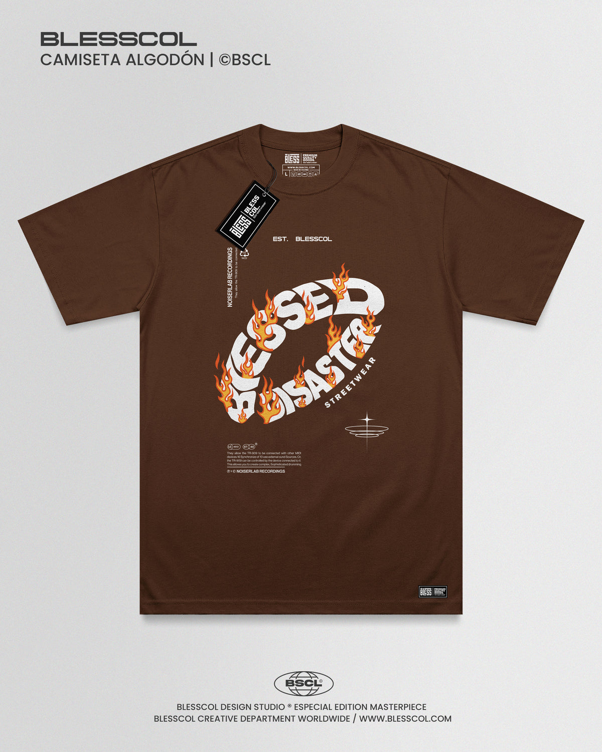 CAMISETA BLESSED DISASTER FLAME