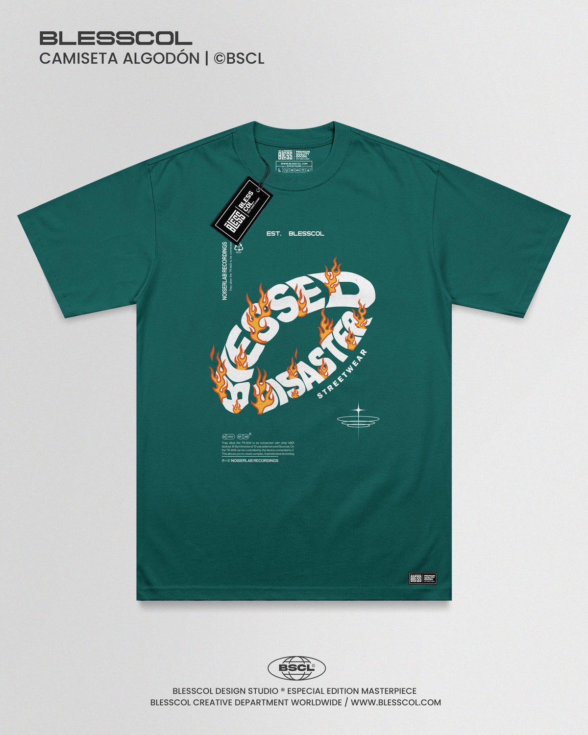 CAMISETA BLESSED DISASTER FLAME