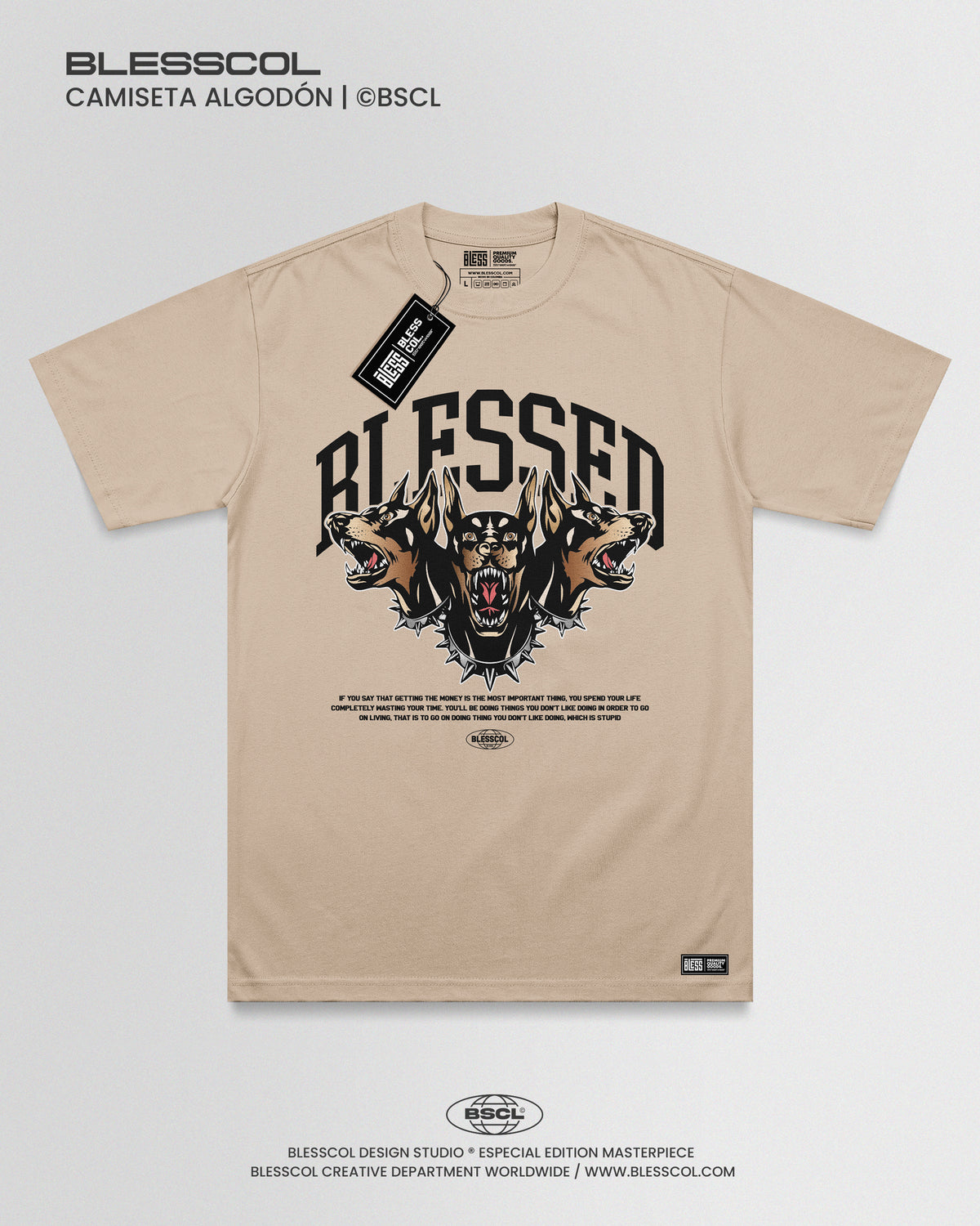 CAMISETA BLESSED DOBERMAN