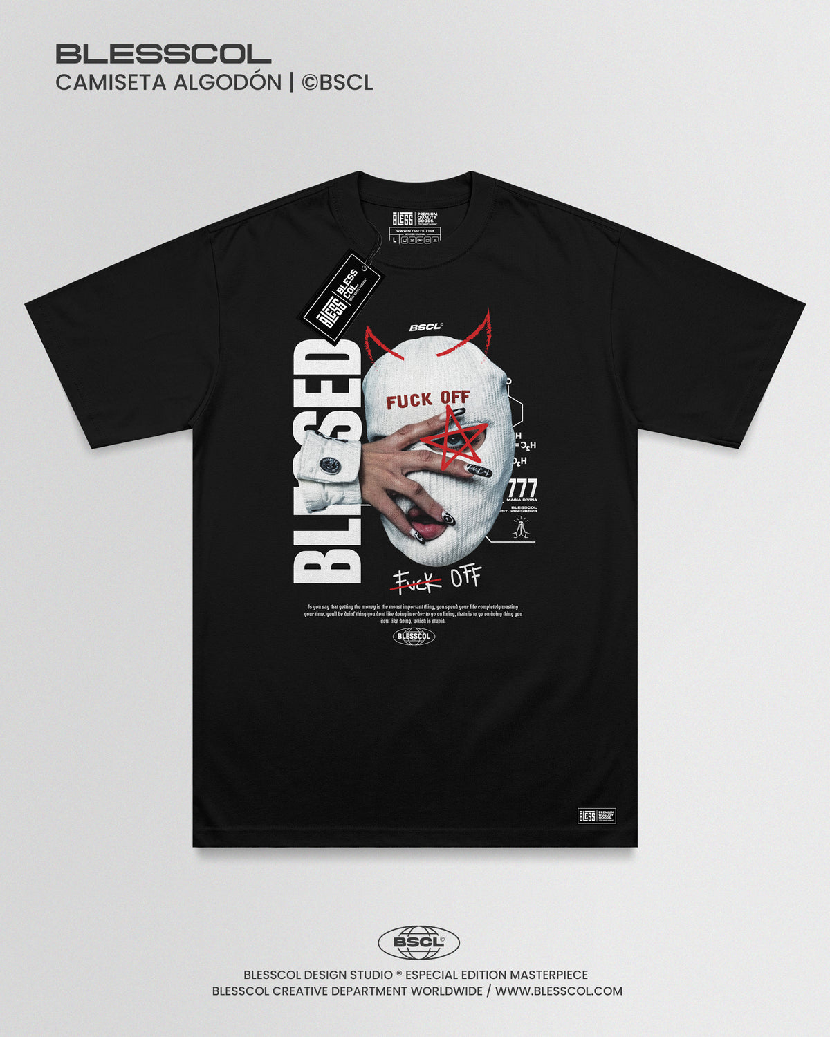 CAMISETA BLESSED FUCK OFF