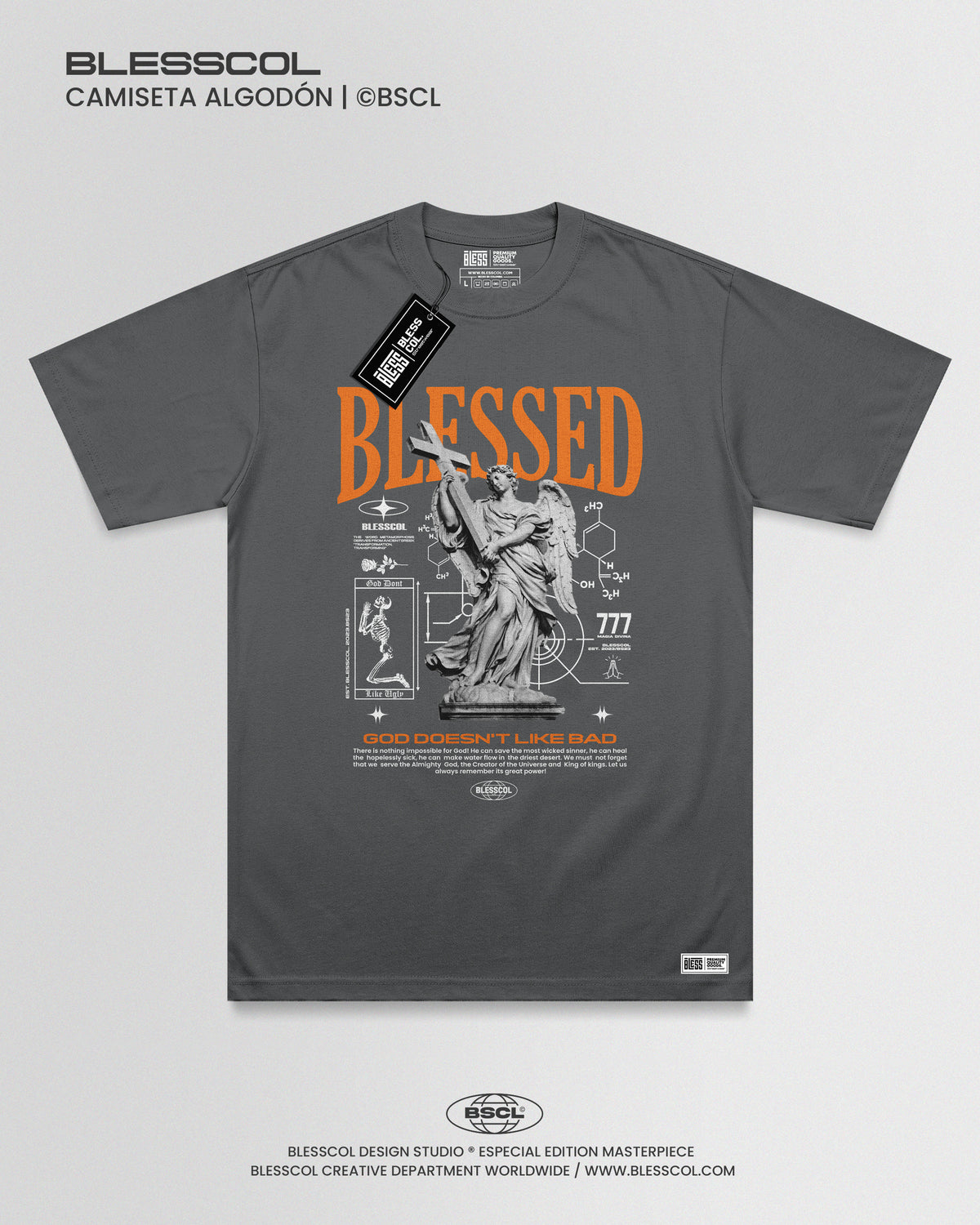 CAMISETA BLESSED GOD DOESNT