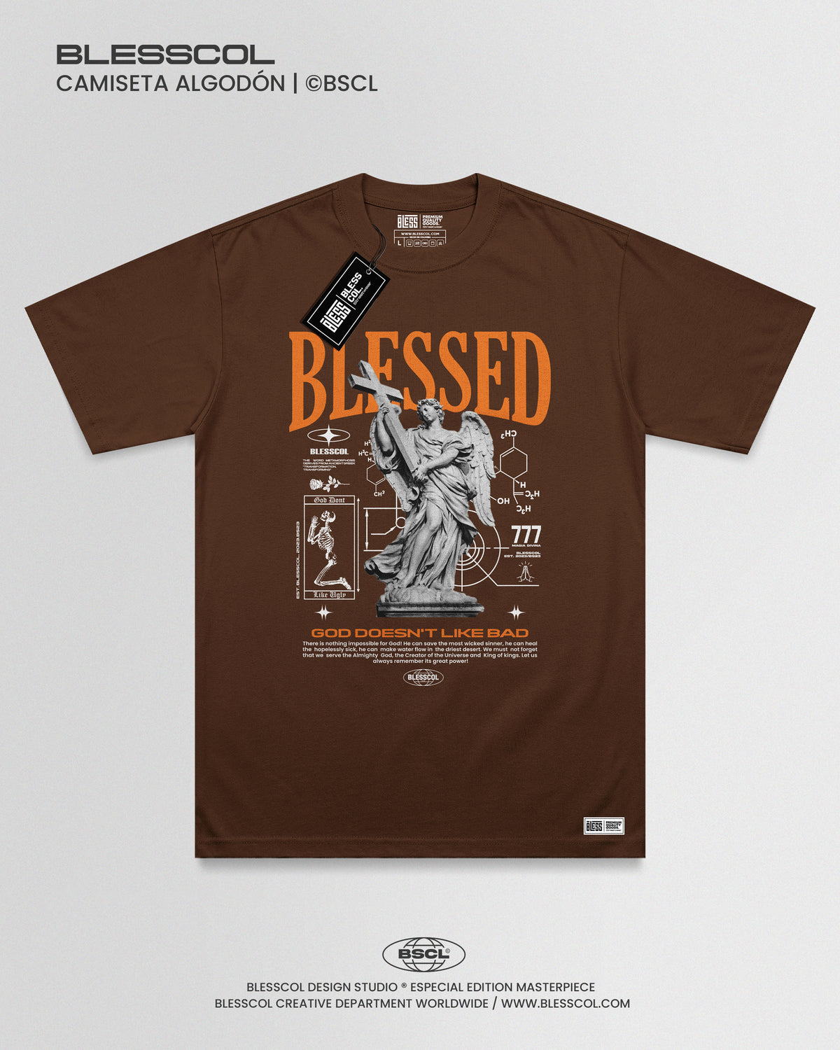 CAMISETA BLESSED GOD DOESNT