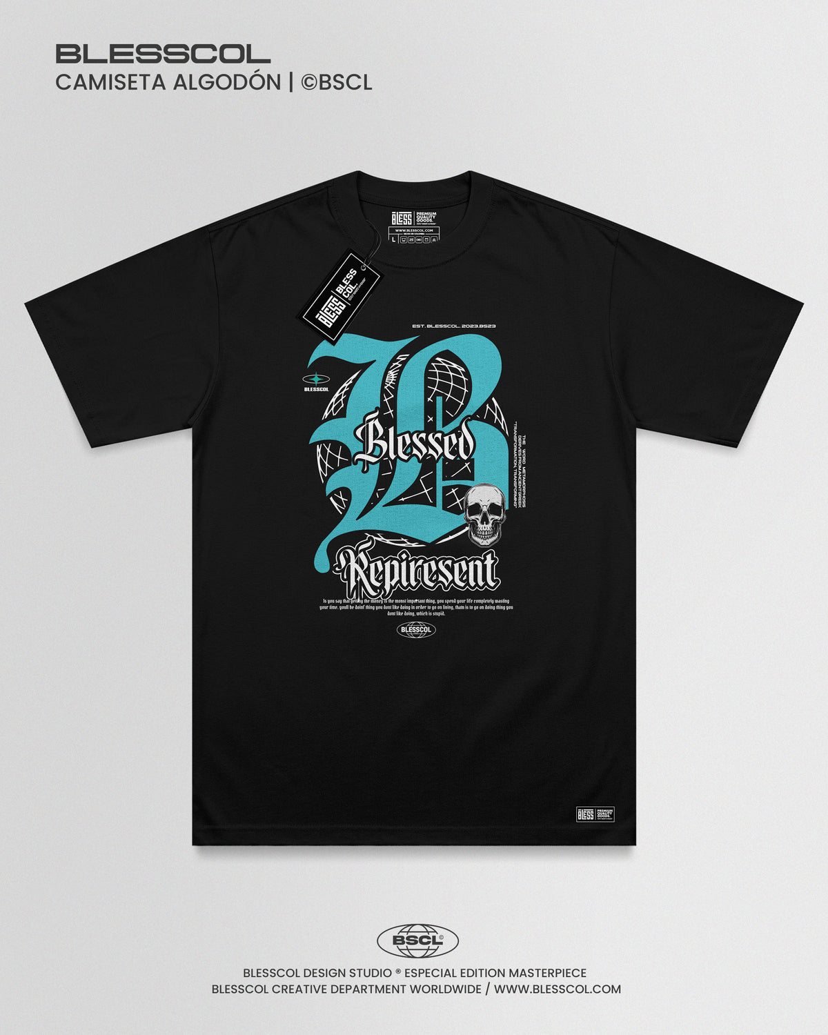 CAMISETA B BLESSED REPIRESENT
