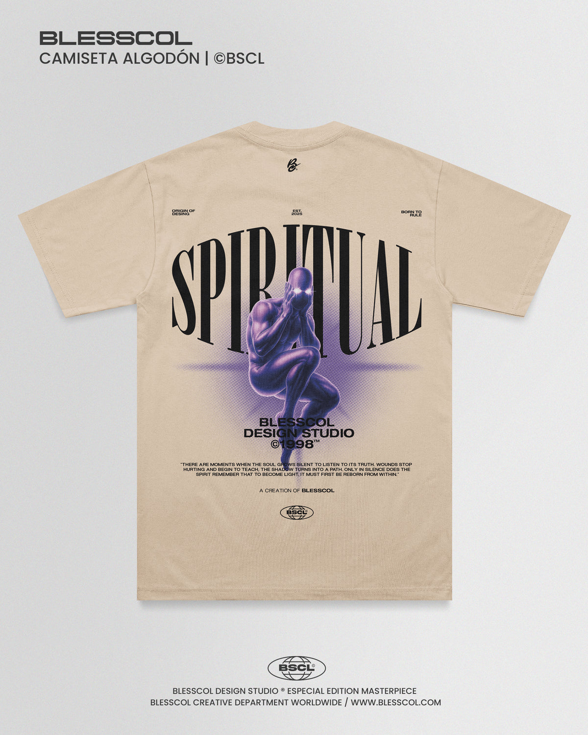 CAMISETA CONNECTED TO HIGHER SELF