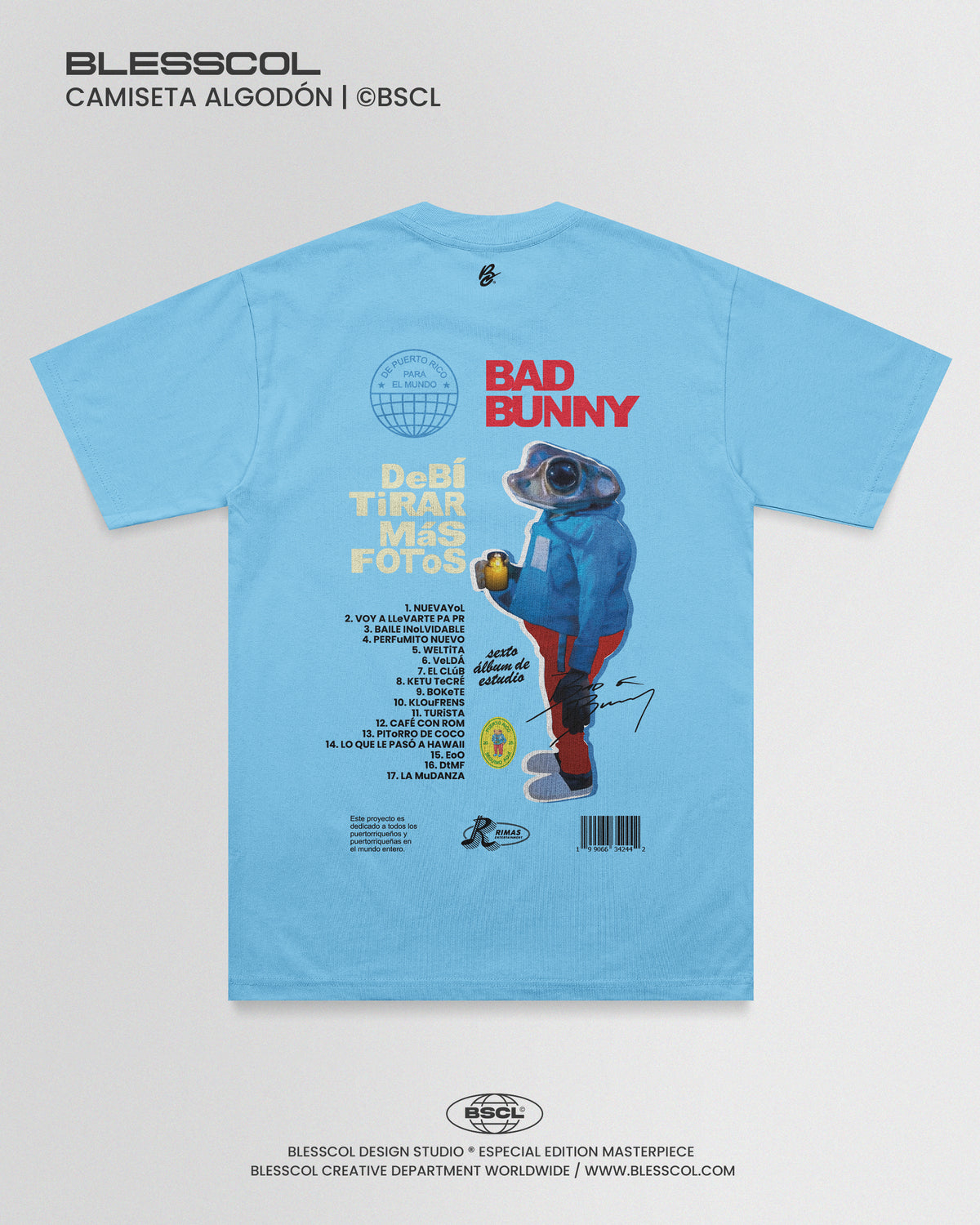 CAMISETA DEBI TOMAR MAS FOTOS BAD BUNNY