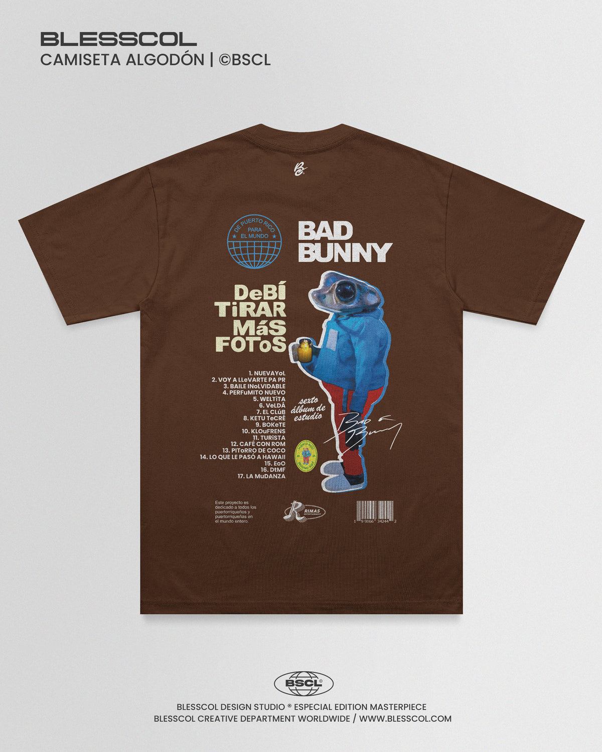 CAMISETA DEBI TOMAR MAS FOTOS BAD BUNNY