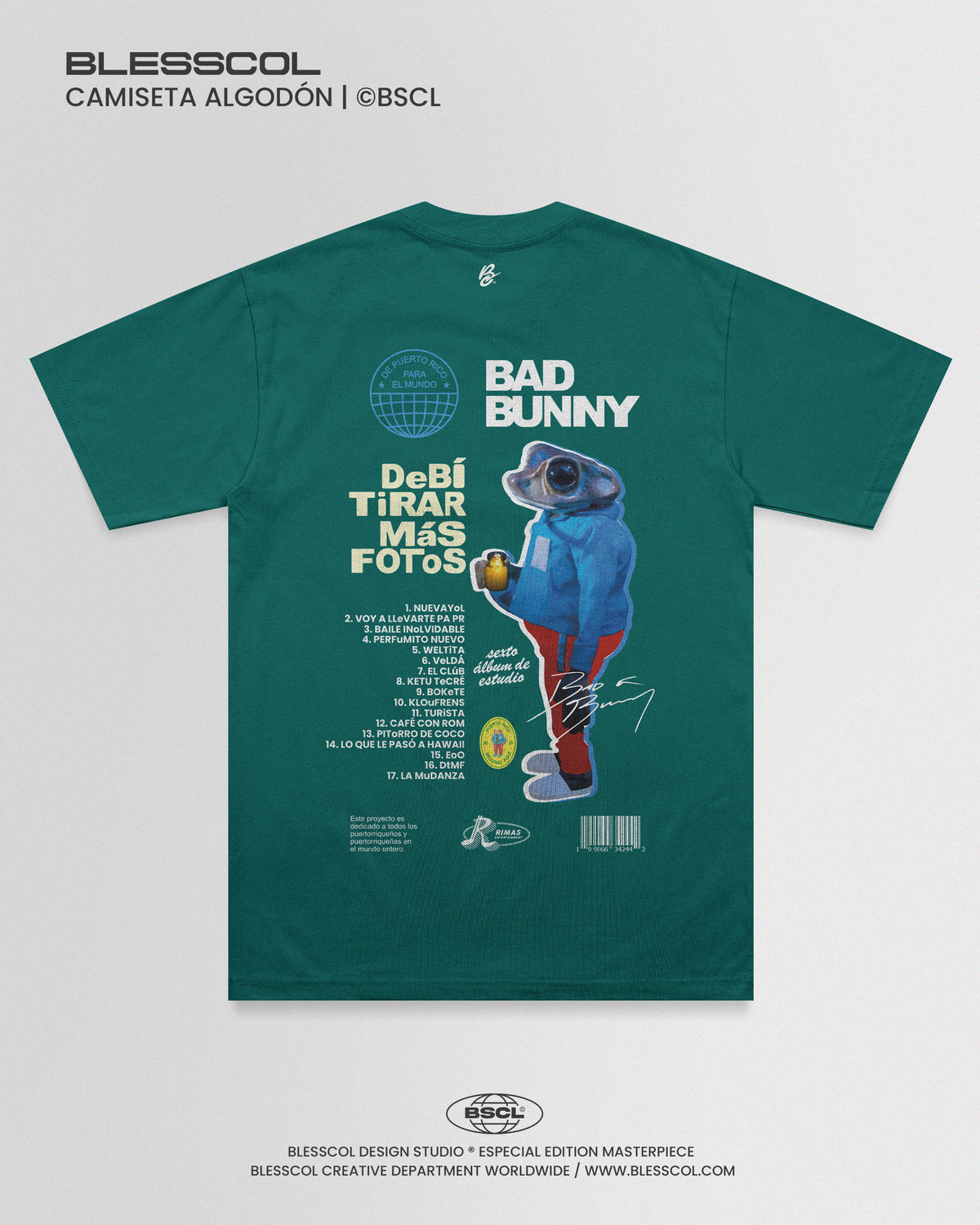 CAMISETA DEBI TOMAR MAS FOTOS BAD BUNNY