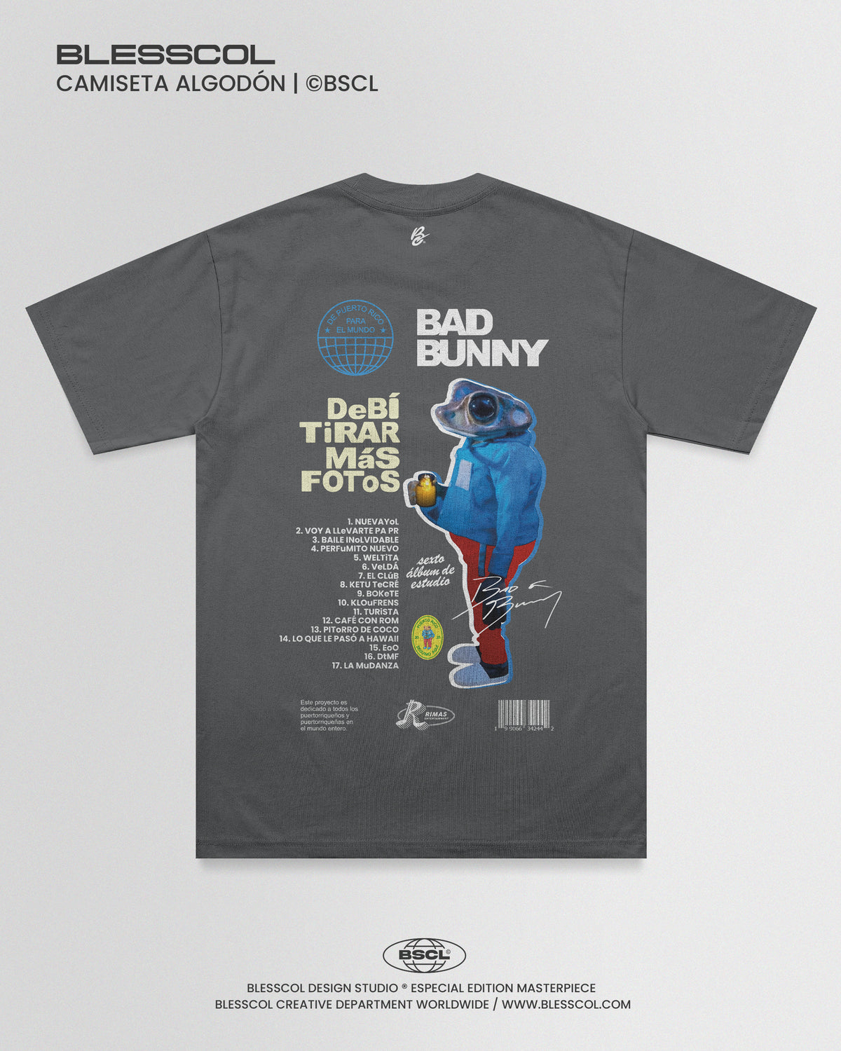 CAMISETA DEBI TOMAR MAS FOTOS BAD BUNNY