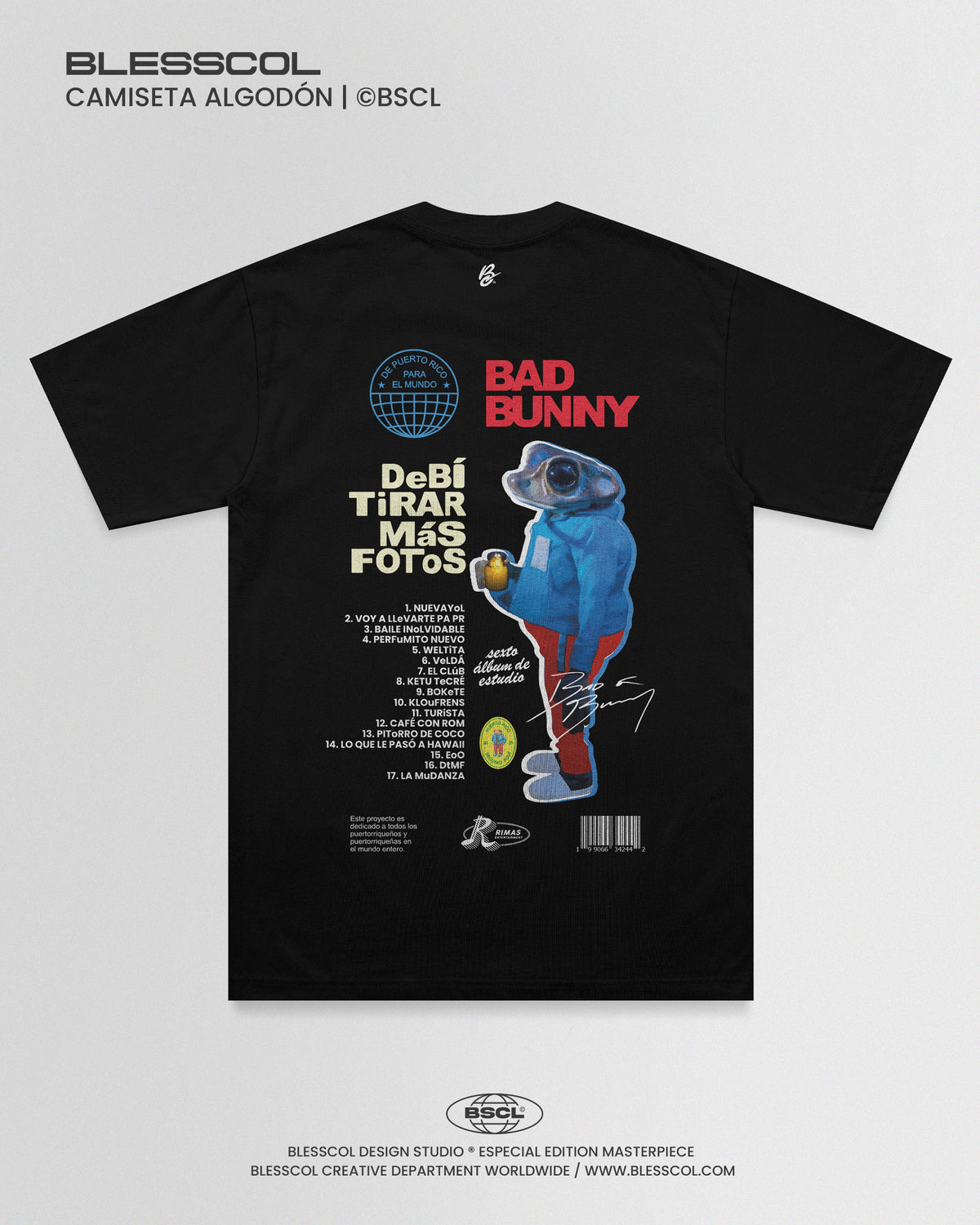 CAMISETA DEBI TOMAR MAS FOTOS BAD BUNNY