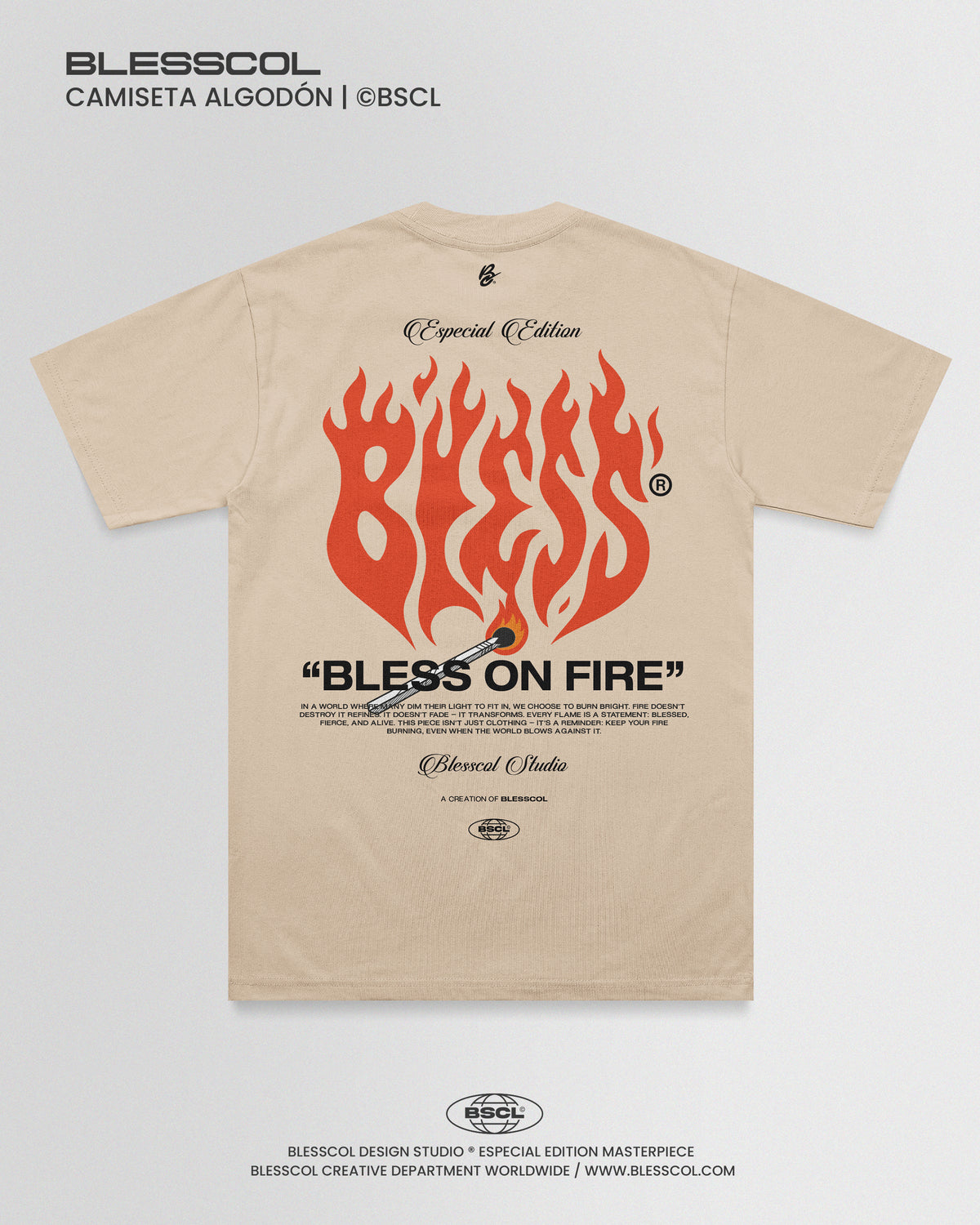 CAMISETA EDITION BLESS ON FIRE