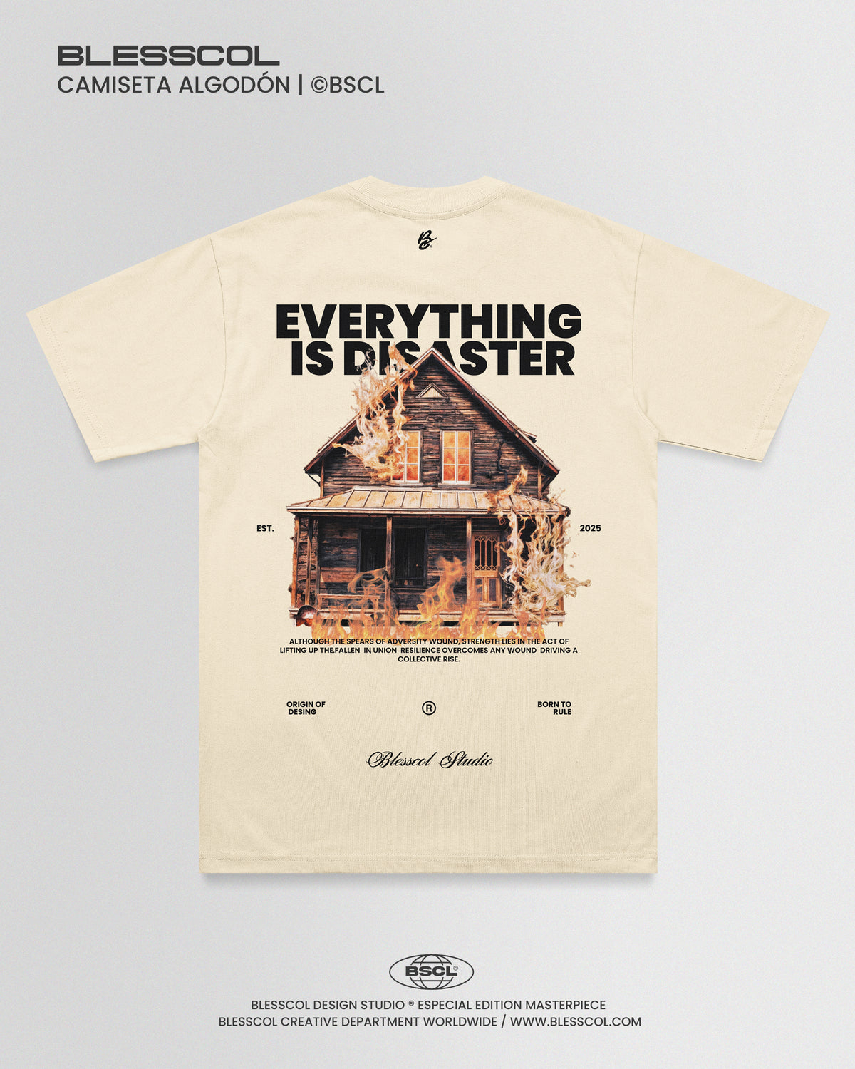 CAMISETA EVERYTHING IS DISASTER