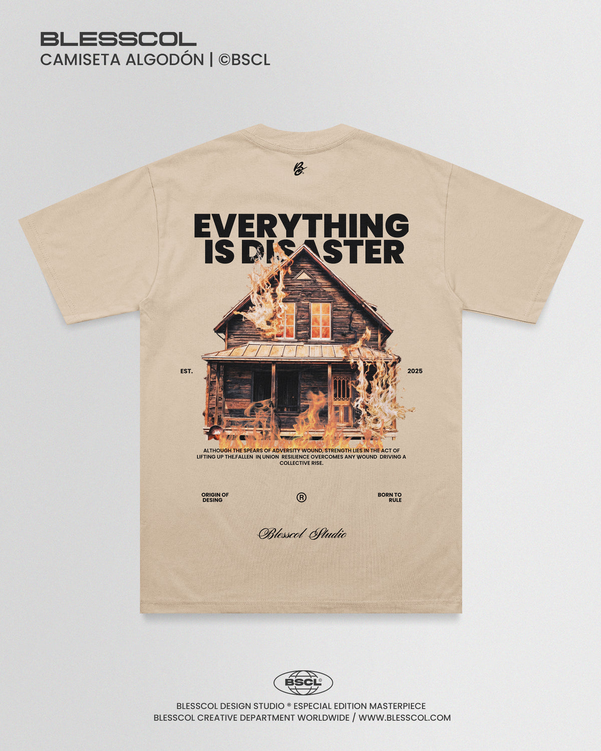 CAMISETA EVERYTHING IS DISASTER
