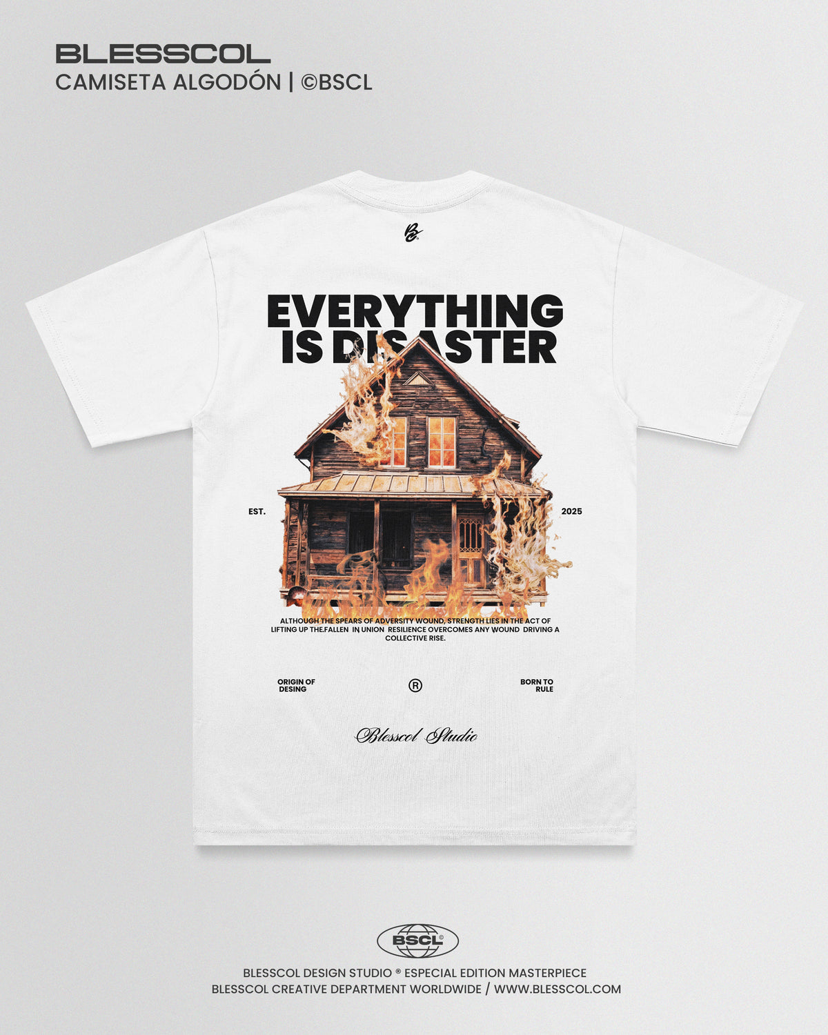 CAMISETA EVERYTHING IS DISASTER