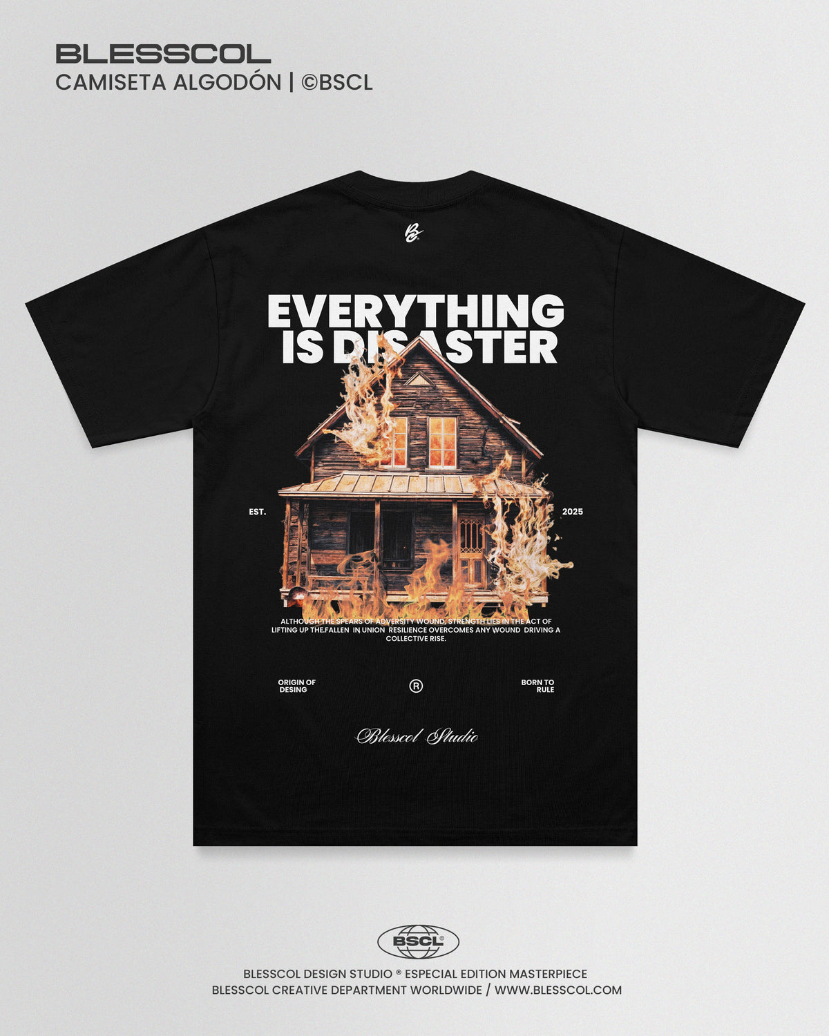 CAMISETA EVERYTHING IS DISASTER