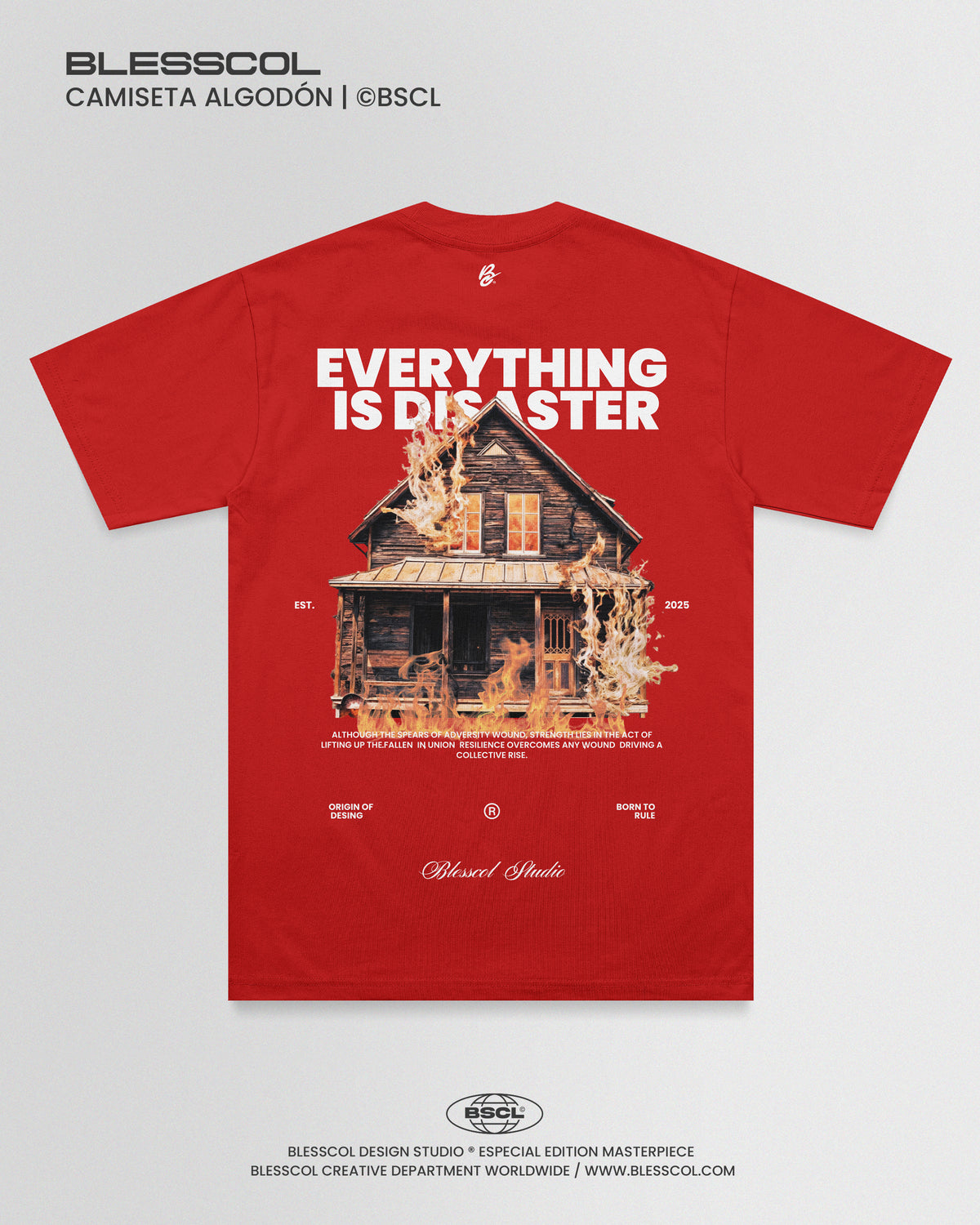 CAMISETA EVERYTHING IS DISASTER
