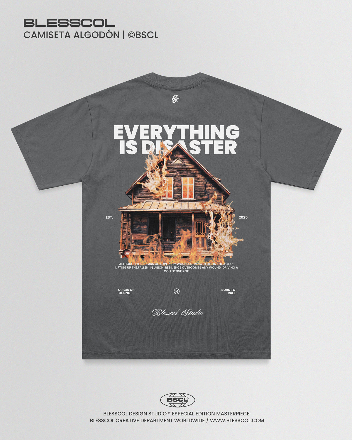 CAMISETA EVERYTHING IS DISASTER
