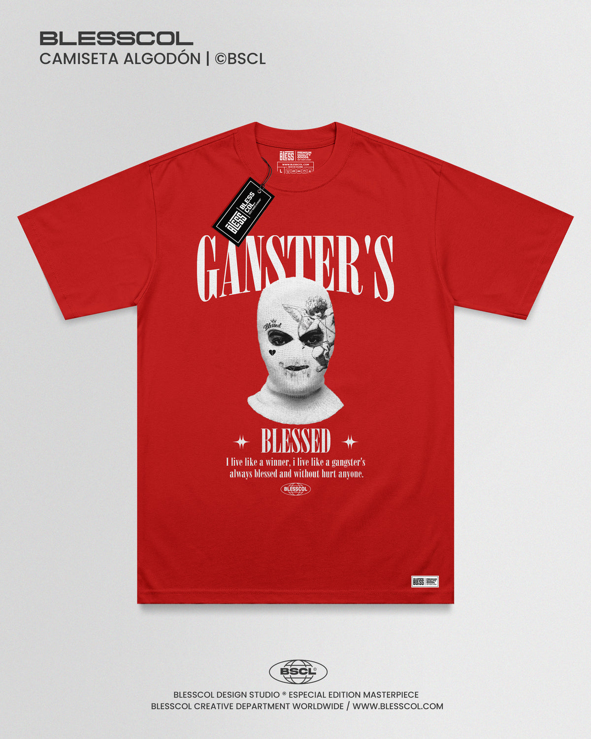 CAMISETA GANSTERS BLESSED EDITION