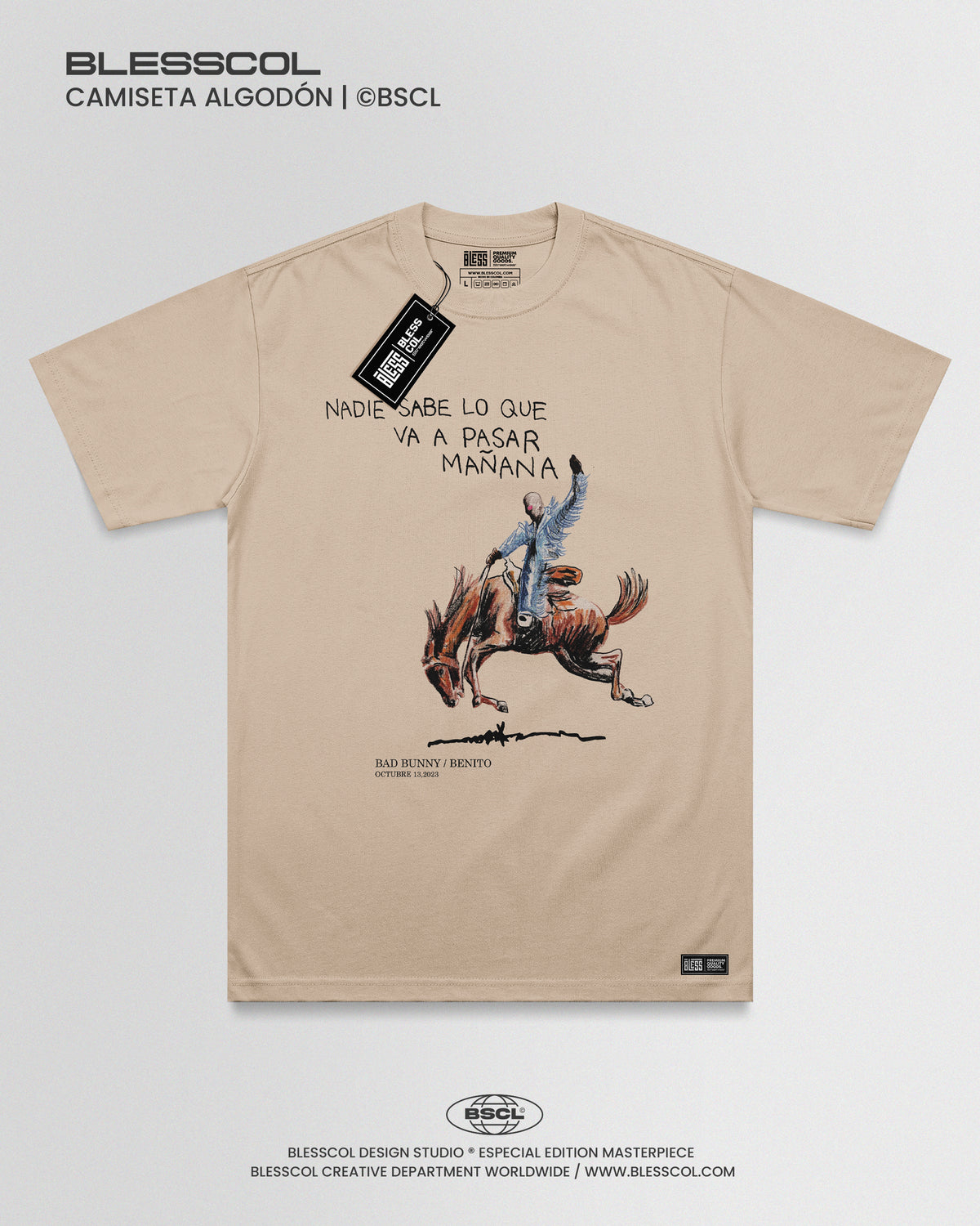 CAMISETA NADIE SABE BAD BUNNY