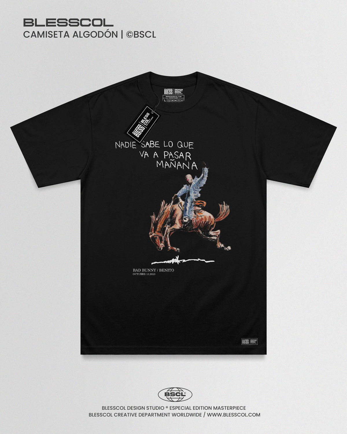 CAMISETA NADIE SABE BAD BUNNY