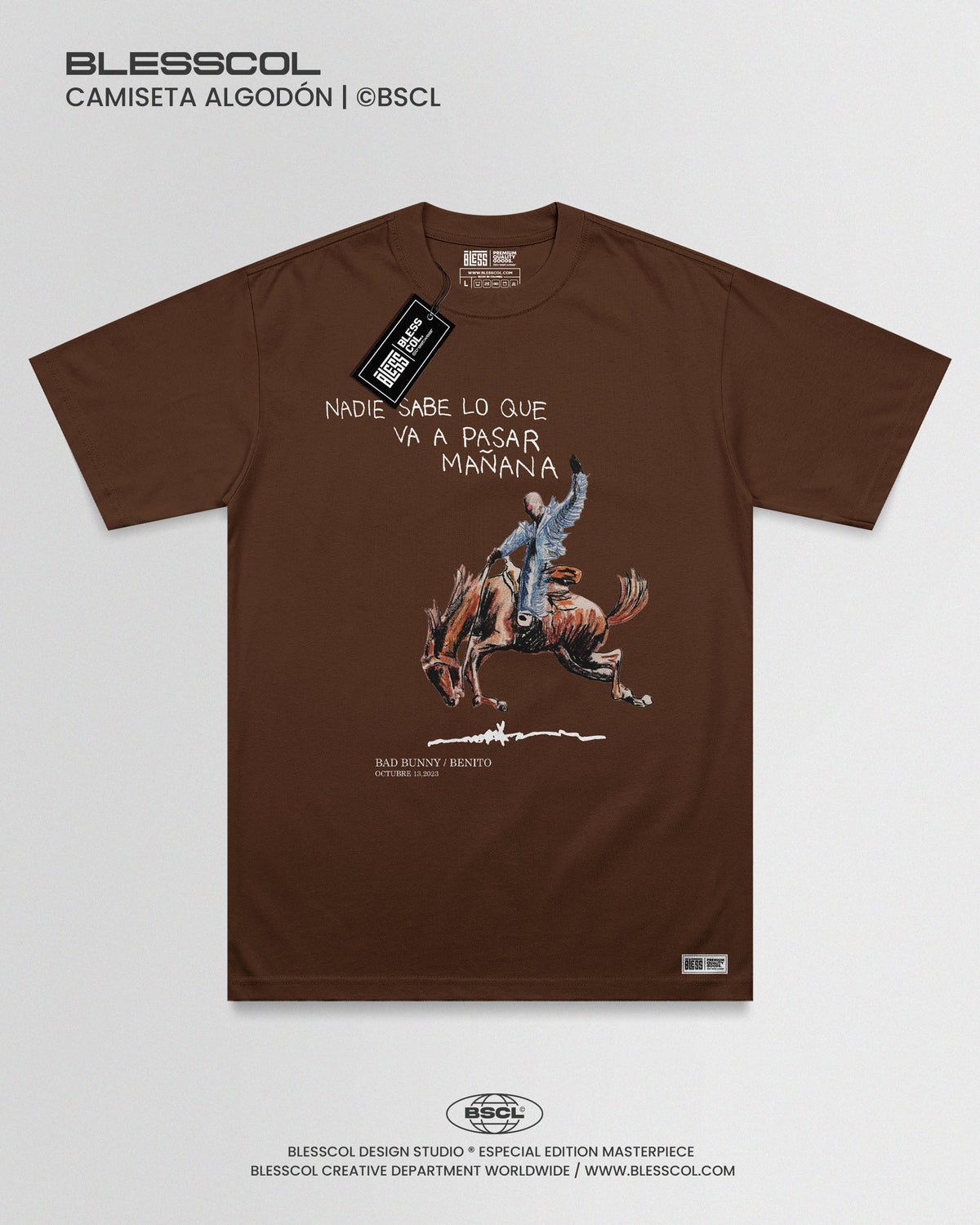 CAMISETA NADIE SABE BAD BUNNY