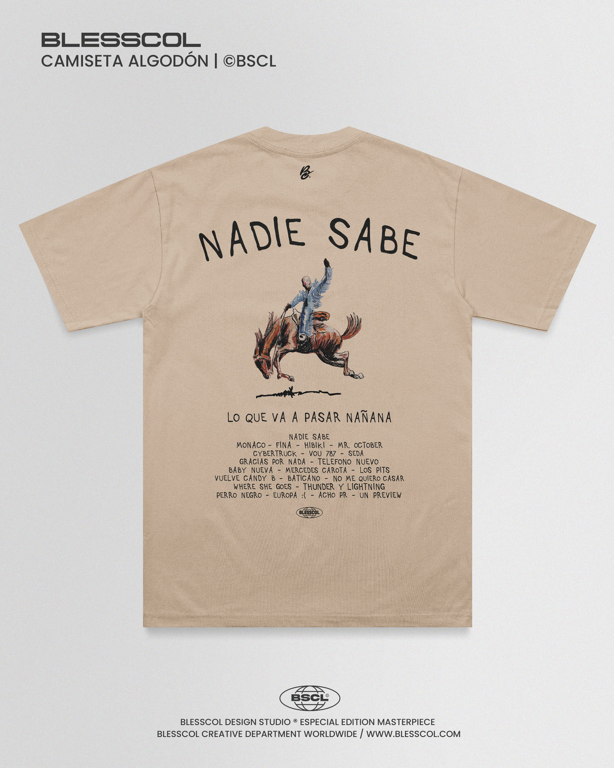 CAMISETA NADIE SABE BAD BUNNY