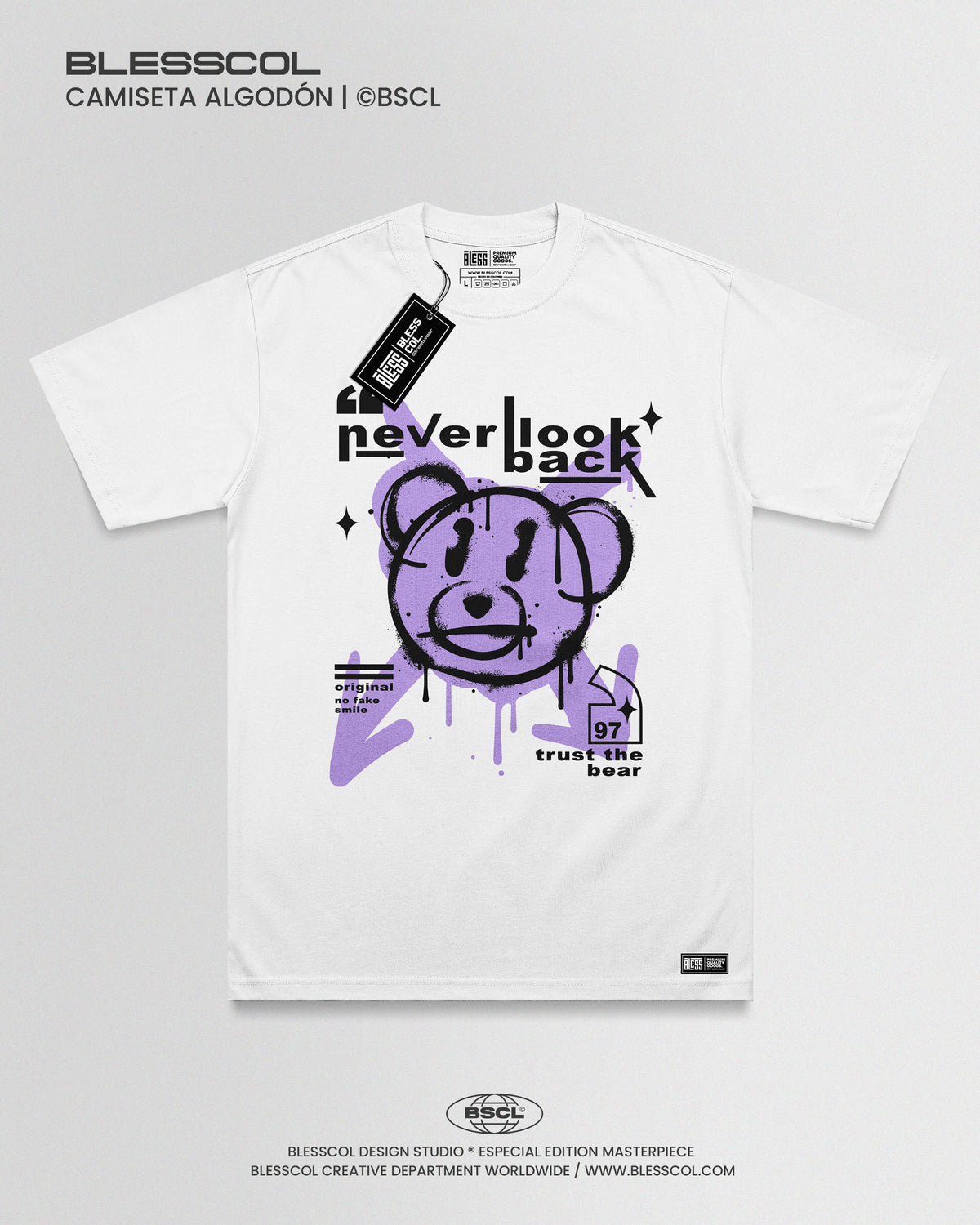 CAMISETA NEVER LOOK BACK EDITION