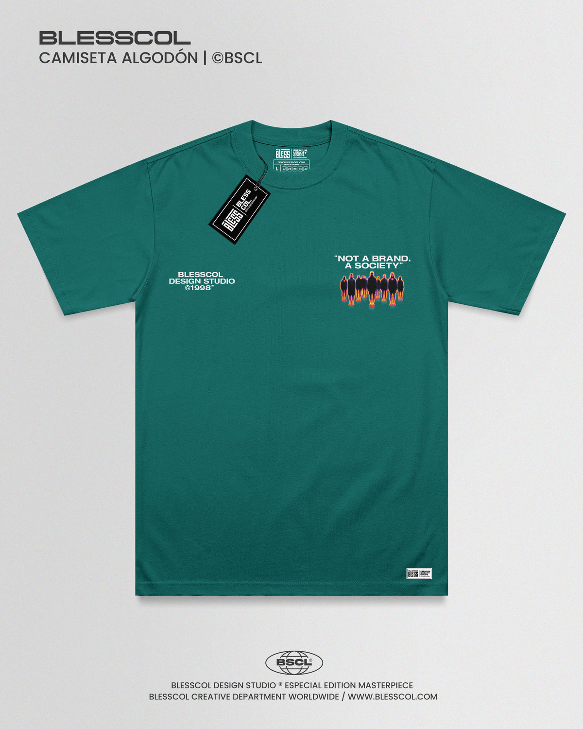 CAMISETA NOT A BRAND A SOCIETY