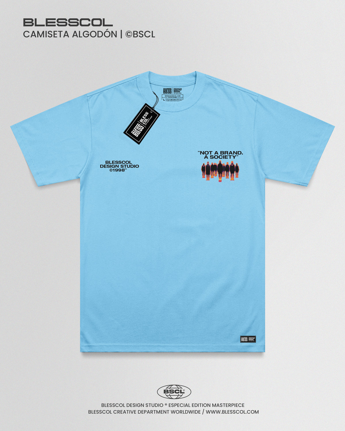 CAMISETA NOT A BRAND A SOCIETY
