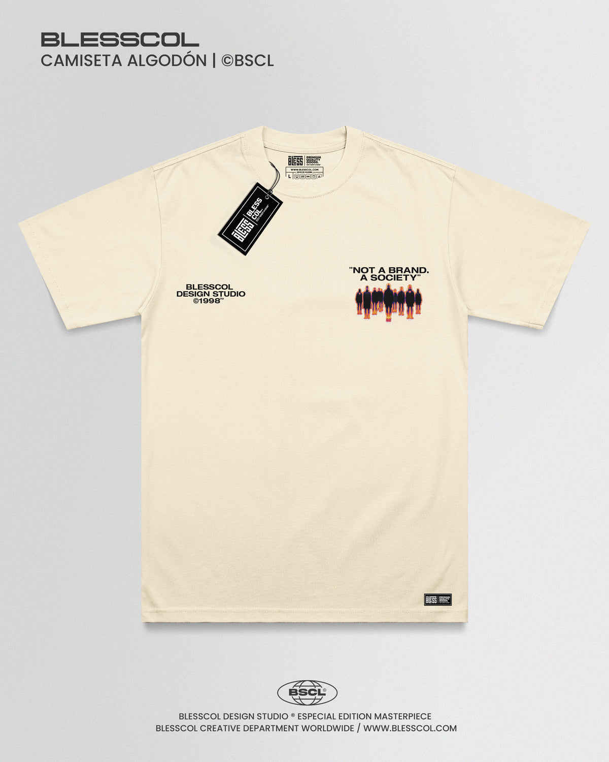 CAMISETA NOT A BRAND A SOCIETY