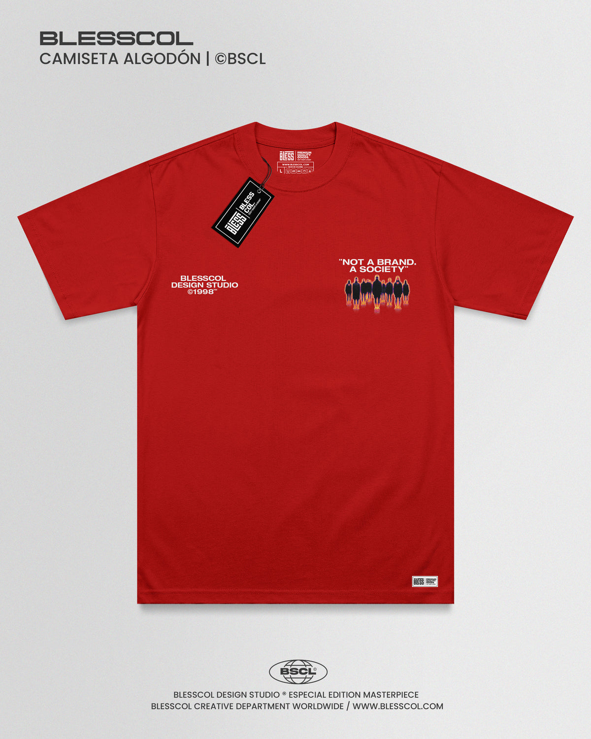 CAMISETA NOT A BRAND A SOCIETY