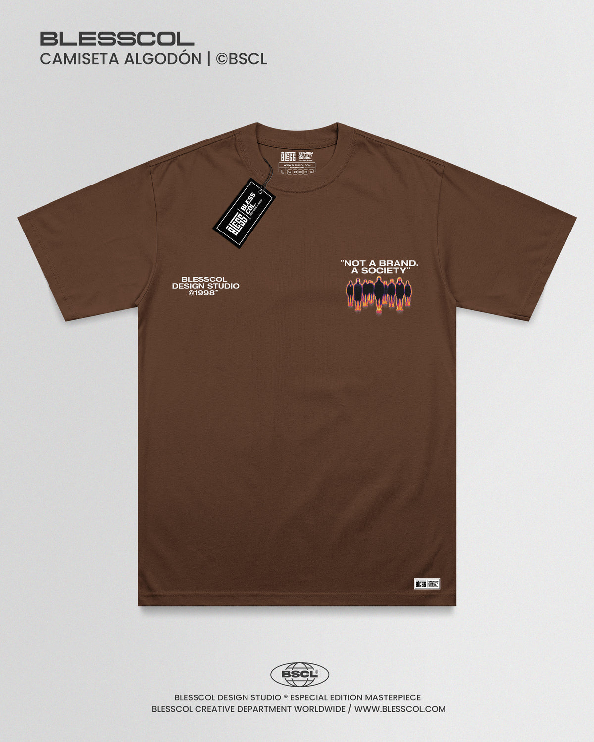 CAMISETA NOT A BRAND A SOCIETY