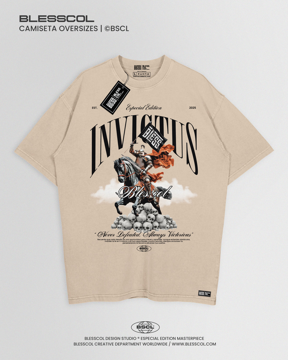 CAMISETA OVERSIZE ALWAYS VICTORIOUS