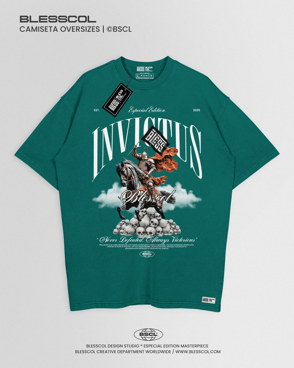 CAMISETA OVERSIZE ALWAYS VICTORIOUS