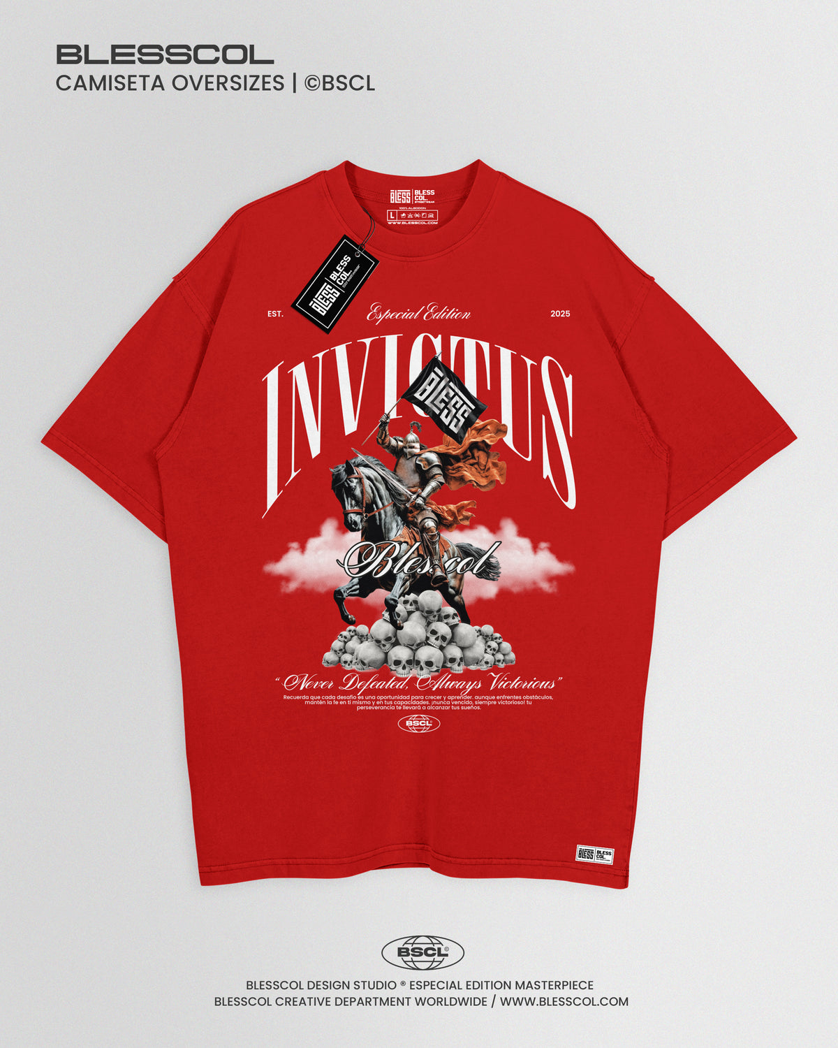 CAMISETA OVERSIZE ALWAYS VICTORIOUS
