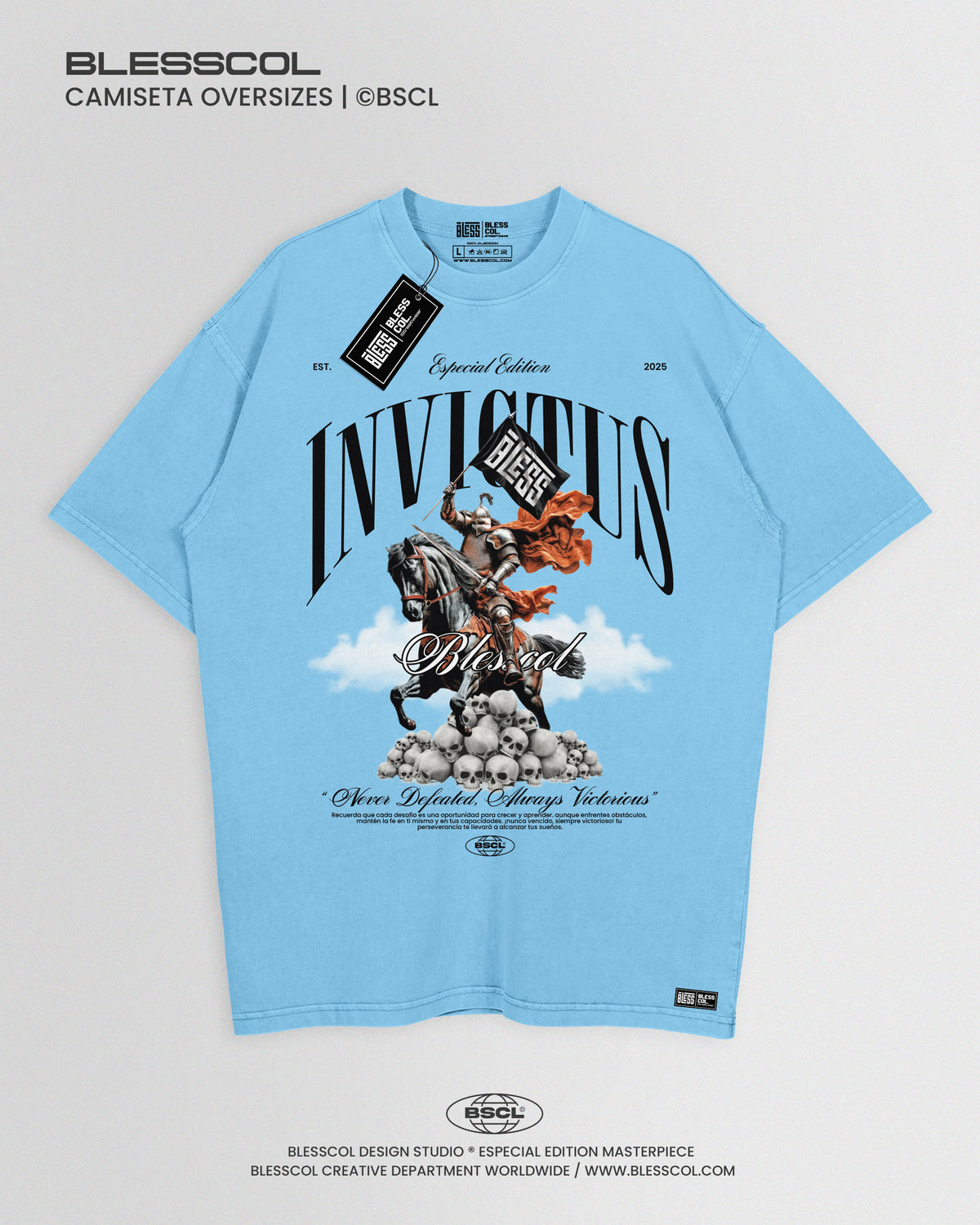 CAMISETA OVERSIZE ALWAYS VICTORIOUS