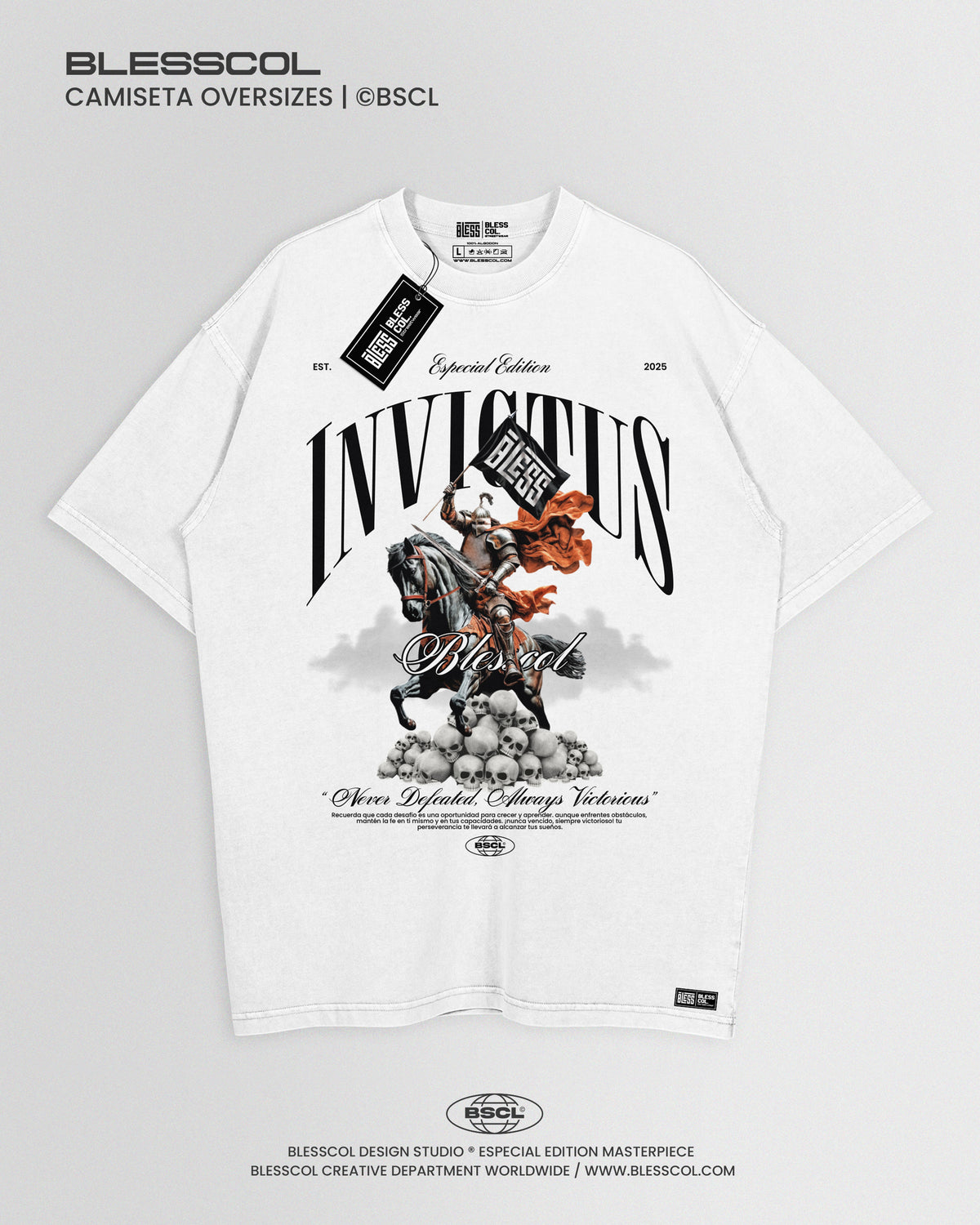 CAMISETA OVERSIZE ALWAYS VICTORIOUS