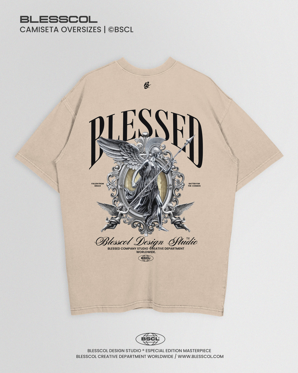 CAMISETA OVERSIZE BLESSED GLADIATOR