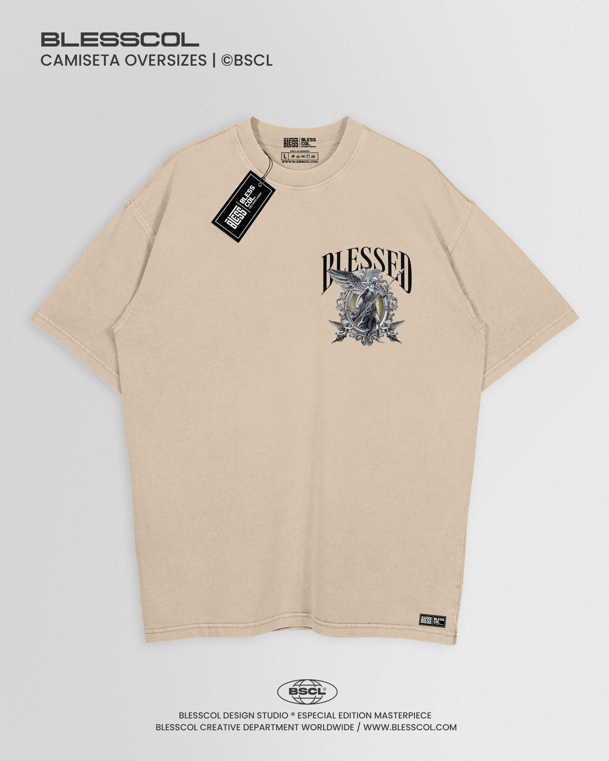 CAMISETA OVERSIZE BLESSED GLADIATOR
