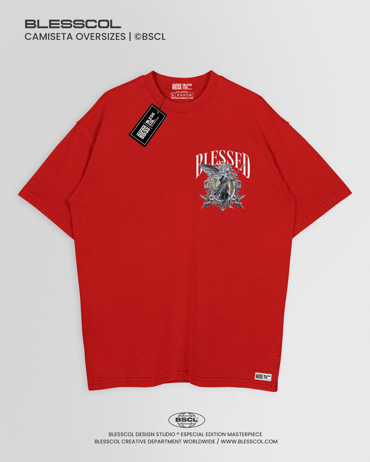 CAMISETA OVERSIZE BLESSED GLADIATOR