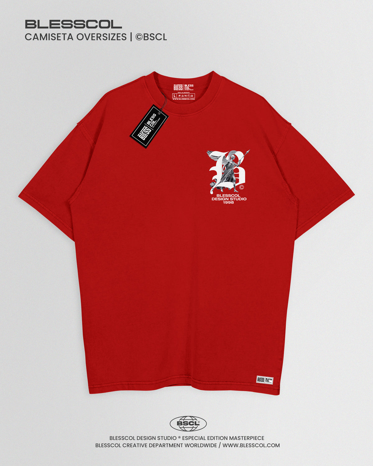 CAMISETA OVERSIZE BLESSED WARRIOR